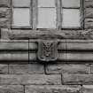 Bermaline Maltings: Detailed view of 1898 date plaque on S facade of maltings