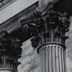 Detail of corinthian capitals on W elevation.
