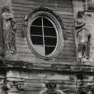 Detail of High Mill top floor window.