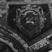 Interior.
Detail of gallery ceiling.