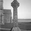 Iona, St Martin's Cross.
View of West face.