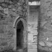 Iona, Iona Abbey, interior.
View of North-East angle of cloister.
