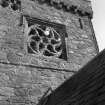 Iona, Iona Abbey.
View of South window of tower.