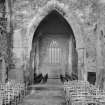 Iona, Iona Abbey, interior.
View from West.