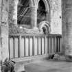 Iona, Iona Abbey, interior.
View of choir from South aisle.