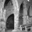 Iona, Iona Abbey, interior.
View of South arcade of choir.