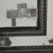 Glasgow, 3 Park Terrace, interior
Detail of stencilled decoration and decorative moulding in first floor South room.