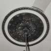 Glasgow, 3 Park Terrace, interior
Detail of ceiling rose in first floor South room.