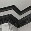 Glasgow, 3 Park Terrace, interior
Detail of decorative cornice in first floor South room.