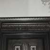 Glasgow, 3 Park Terrace, interior
Detail of door pediment in first floor South room.