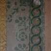 Glasgow, 3 Park Terrace, interior
Detail of Ground floor hall stencilled decoration.