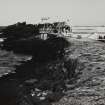 General view of breakwater parapet.