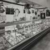 Interior.
View of butchers' counter.