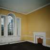 Interior. Ground floor View of morning room or principal bedroom from W showing venetian window