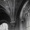 Interior.
Detail of vaulted lantern ceiling.