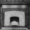 Interior.
Detail of library chimneypiece.