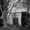 View of garden gate from SW.