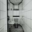 Interior.
View of toilet.