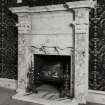 Interior.
Detail of fireplace in main dining room.