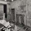 Interior.
View from SE of ground floor NW room.