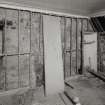 Interior.
View from NE of first floor showing blocked 17th century opening.