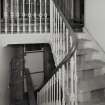 Interior.
View of 19th century staircase from half landing.