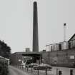 View of Loading Bay and Chimney from NW.