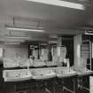 Newtongrange, Lady Victoria Colliery. 
Newbattle Central Workshops: Interior. View of washroom