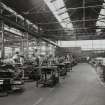 Newtongrange, Lady Victoria Colliery. Newbattle Central Workshops: Interior. View of machine shop bay, with lathes.