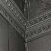 Interior.
Detail of cornice in drawing room, first floor.