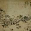 Interior.
Detail of Chinese print.