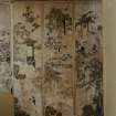 Interior.
Detail of Chinese prints.