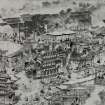 Interior.
View of Chinese print.