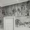 Interior.
View of Chinese prints/paintings on walls in NW corner of the Dressing Room.
