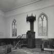 Interior.
View of pulpit.