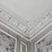 Interior.
Detail of cornice in dining room.