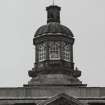 Hopetoun House.
View of clock tower and pediment on stables.