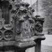 Courtyard, detail of fountain