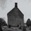 View of gable from E with chimney stacks