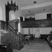 Interior, view from E showing pulpit and E gallery