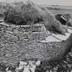 View of farm building from SE, showing exterior of kiln.