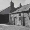 View of outbuilding and bakehouse from SE.