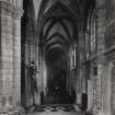 Interior.
View of choir N aisle, St Magnus Cathedral, Kirkwall.
