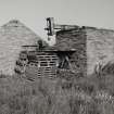 General view of tower with wind-engine remains from SE