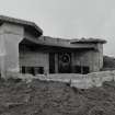 View of SW gun-emplacement from WNW showing entrance to acess corridor leading to the Battery Observation Post.