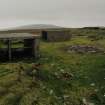 View of North battery and ammunition lockers from WNW.