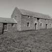 View of threshing barn from SW