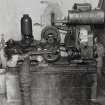 Detail of pump and engine (this was till in use on date of survey, supplying water for the house and steading)