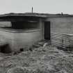 View of Battery Observation Post (BOP) from WSW showing steps and entrance to access corridor to gun-emplacements.