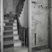 Interior.
Ground floor, view of staircase.